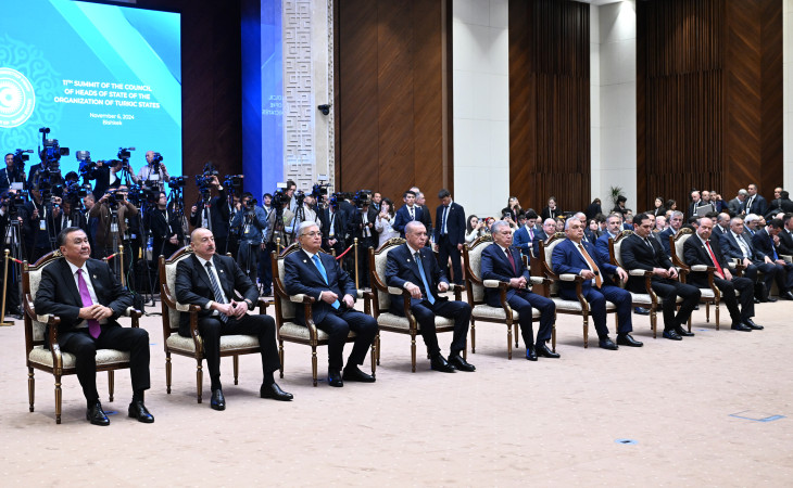 Prezident İlham Əliyev Bişkekdə Macarıstanın Baş nazirinin təltifolunma mərasimində iştirak edib