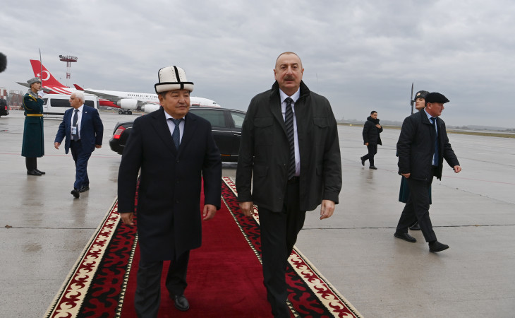 Prezident İlham Əliyevin Qırğızıstana səfəri başa çatıb 