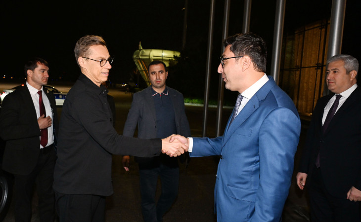 Finlandiya Prezidentinin Azərbaycana səfəri başlayıb