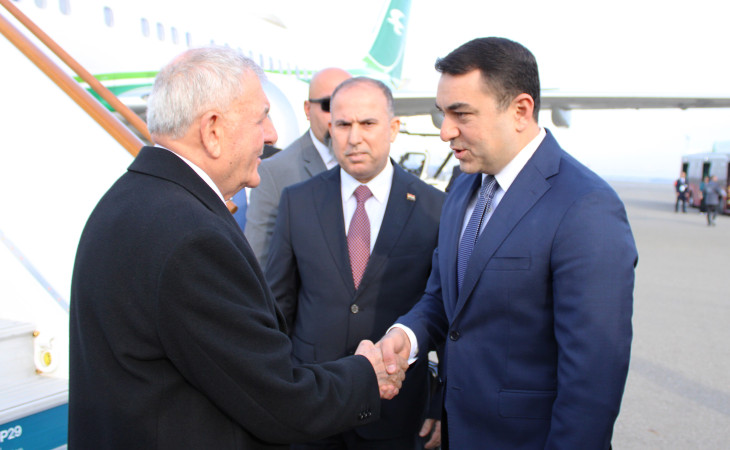 İraq Prezidentinin Azərbaycana səfəri başlayıb