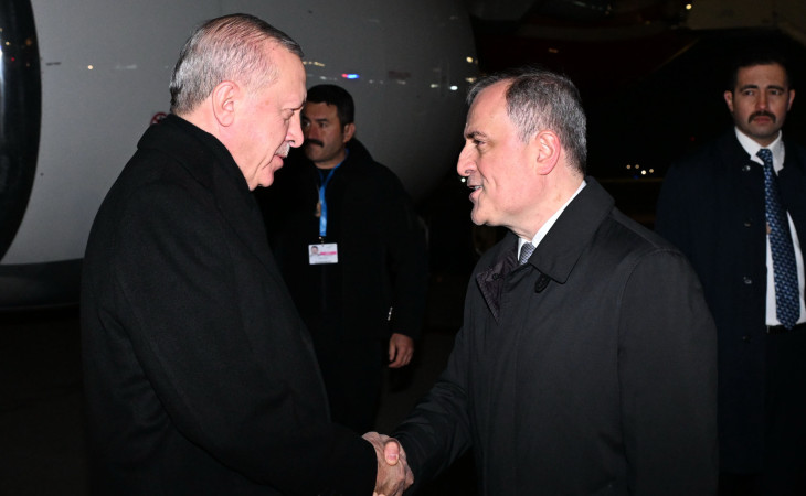 Türkiyə Prezidenti Rəcəb Tayyib Ərdoğan Azərbaycana səfərə gəlib