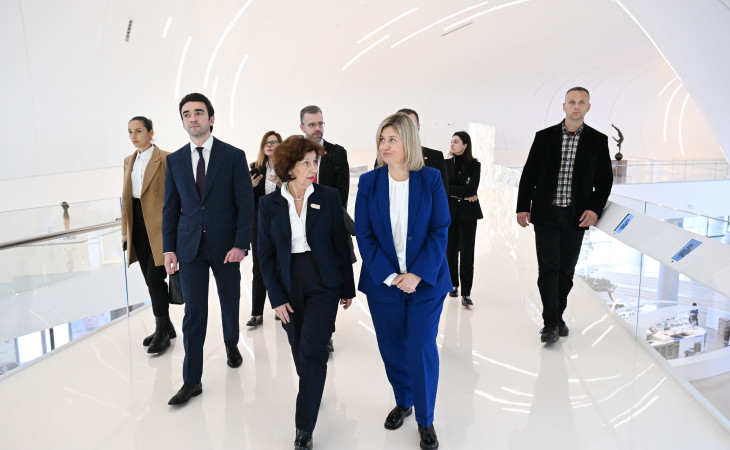 Şimali Makedoniyanın Prezidenti Heydər Əliyev Mərkəzində olub