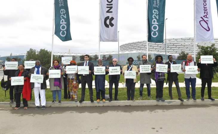 COP29: Fransanın müstəmləkə altında saxladığı ərazilərlə bağlı etiraz aksiyası keçirilib