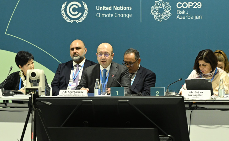 COP29 çərçivəsində urbanizasiya və şəhərlərdə iqlim dəyişikliyi problemləri müzakirə olunub