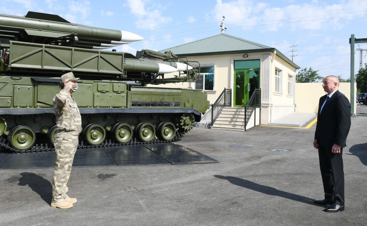 President Ilham Aliyev attended opening of Defense Ministry’s military unit