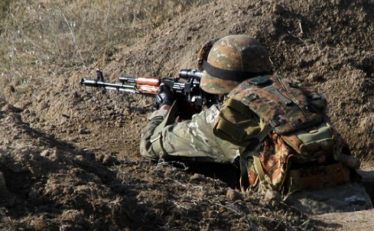 Ermənistan ordusunun bölmələri iriçaplı pulemyotlardan istifadə etməklə atəşkəs rejimini 37 dəfə pozub