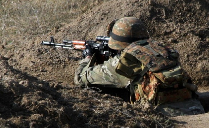 Подразделения армянской армии, используя крупнокалиберные пулеметы, 37 раз нарушили режим прекращения огня
