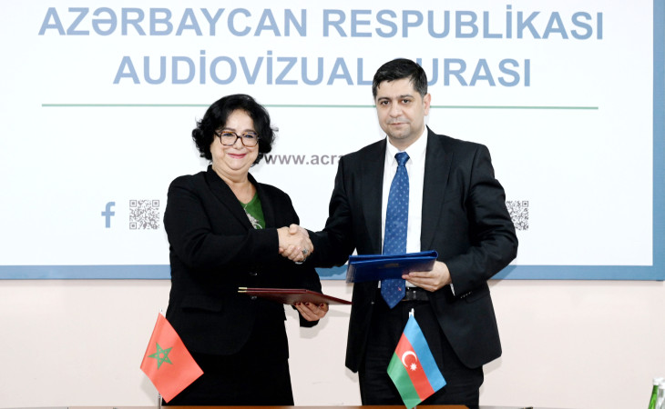Audiovizual Şura ilə Mərakeşin Audiovizual Kommunikasiyalar üzrə Ali Qurumu arasında Əməkdaşlıq Memorandumu imzalanıb
