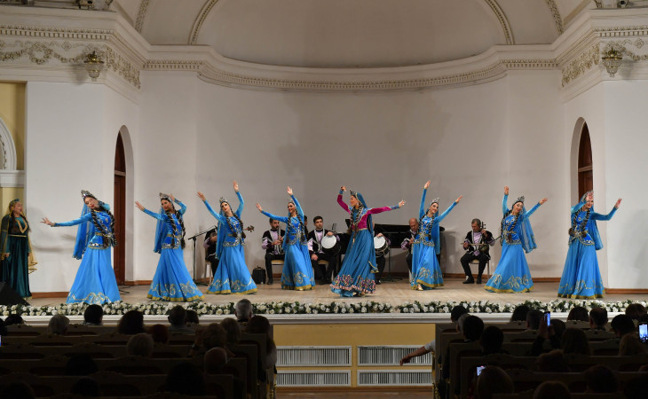 Görkəmli xoreoqraf Əminə Dilbazinin 105 illik yubileyinə həsr olunmuş konsert keçirilib