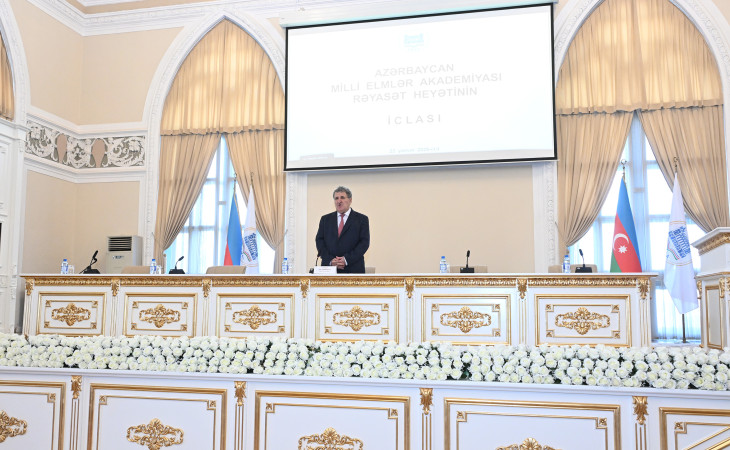 AMEA Rəyasət Heyətinin iclası keçirilib