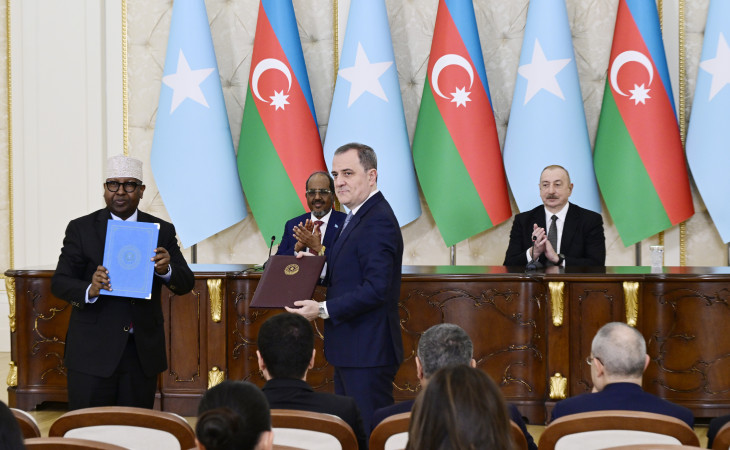 Azərbaycan ilə Somali arasında imzalanmış sənədlərin mübadiləsi mərasimi olub 