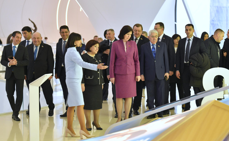 Belarus Milli Assambleyası Respublika Şurasının sədri Heydər Əliyev Mərkəzində olub