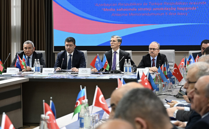 Azərbaycan və Türkiyə arasında media sahəsində strateji əməkdaşlıq haqqında Anlaşma Memorandumunun 5 illiyi ilə bağlı dəyirmi masa keçirilib