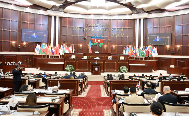 Bakıda Asiya Parlament Assambleyasının 15-ci Plenar Sessiyası öz işinə başlayıb 