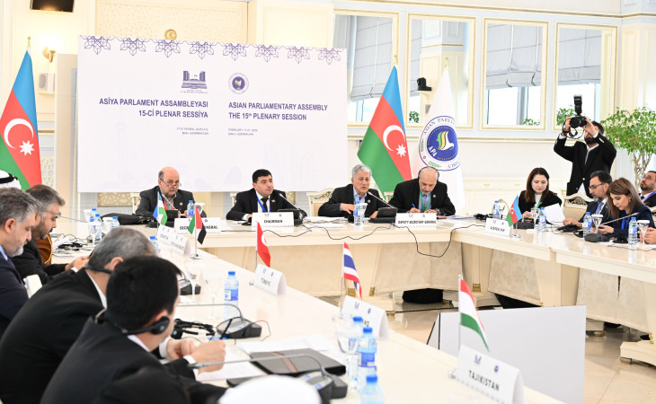 Asiya Parlament Assambleyasının 15-ci plenar sessiyasının bağlanış mərasimi keçirilib