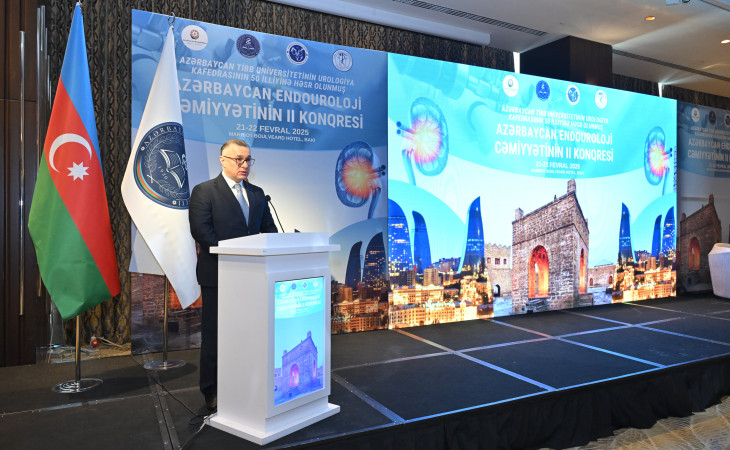 Azərbaycan Endouroloji Cəmiyyətinin II Konqresində ən son elmi yeniliklər müzakirə olunub