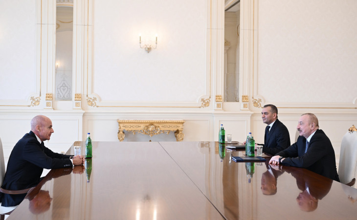 Prezident İlham Əliyev Beynəlxalq Xizək və Snoubord Federasiyasının prezidentini qəbul edib