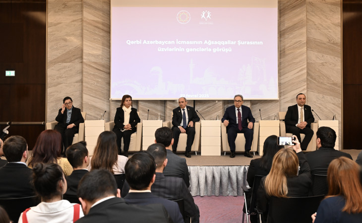 Qərbi Azərbaycan İcmasının Ağsaqqallar Şurası ilə Gənclər şuraları arasında görüş keçirilib
