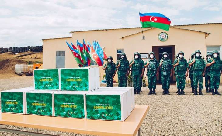 Проведена акция «Азербайджанский солдат, мы с тобой»