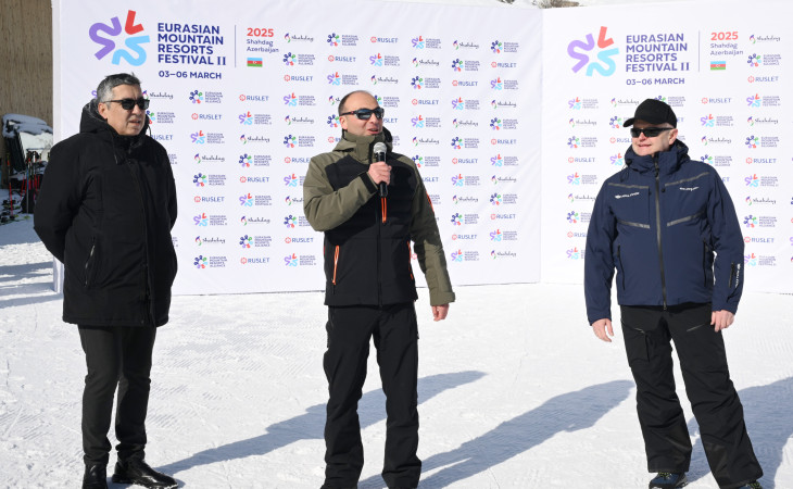 Avrasiya Dağ Kurortları Festivalının xizəkçilik trekinin açılışı olub
