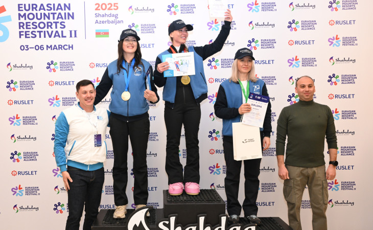 Azərbaycan təlimçiləri Şahdağda keçirilən xizək yarışında 2 medal qazanıblar