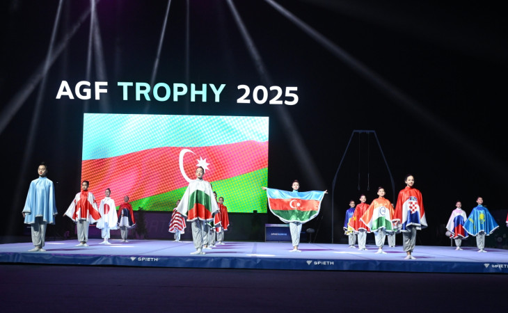 Bakıda idman gimnastikası üzrə Dünya Kubokunun açılış mərasimi keçirilib
