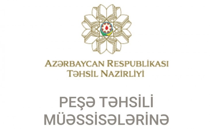 2020-2021-ci tədris ili üçün peşə təhsili pilləsinə tələbə qəbulu aparılır