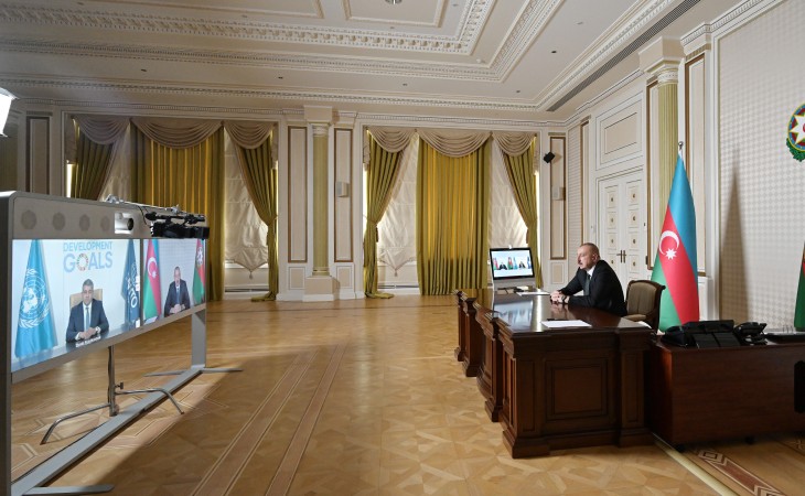 Videoconference held between President Ilham Aliyev and Secretary-General of World Tourism Organization