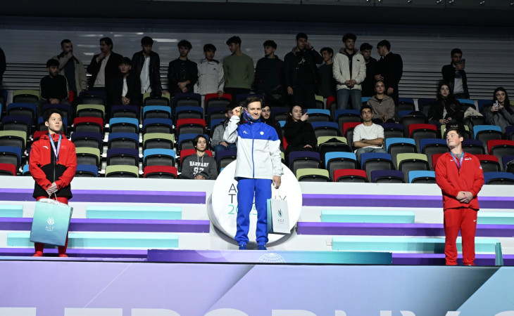 Dünya Kuboku: Azərbaycan gimnastı qızıl medal qazanıb