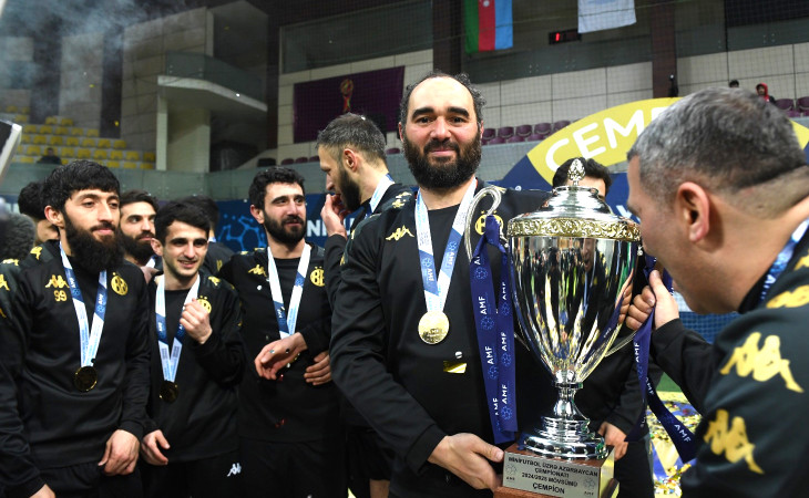 Minifutbol üzrə Azərbaycan çempionatında mükafatlandırma mərasimi keçirilib