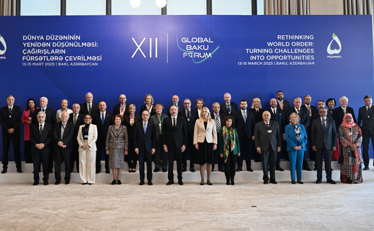 12th Global Baku Forum on “Rethinking World Order: Turning Challenges into Opportunities” gets underway President Ilham Aliyev is attending the opening ceremony of the Forum