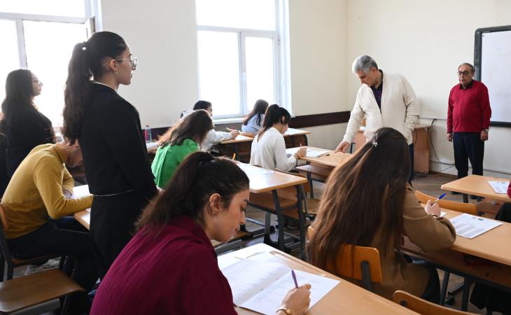 “Pedaqoji Universitetin Gələcək Təhsil Liderləri” müsabiqəsinin birinci mərhələsi üzrə test imtahanları olub