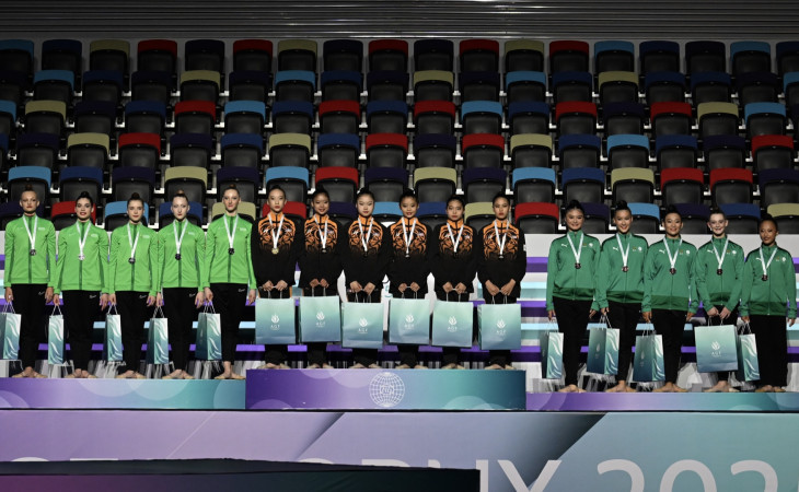 Bakıda bədii gimnastika üzrə keçirilən beynəlxalq turnirdə növbəti mükafatçılar bəlli olub