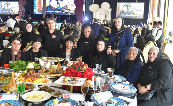 Heydər Əliyev Fondu Ramazan bayramında şəhid ailələri ilə birgə