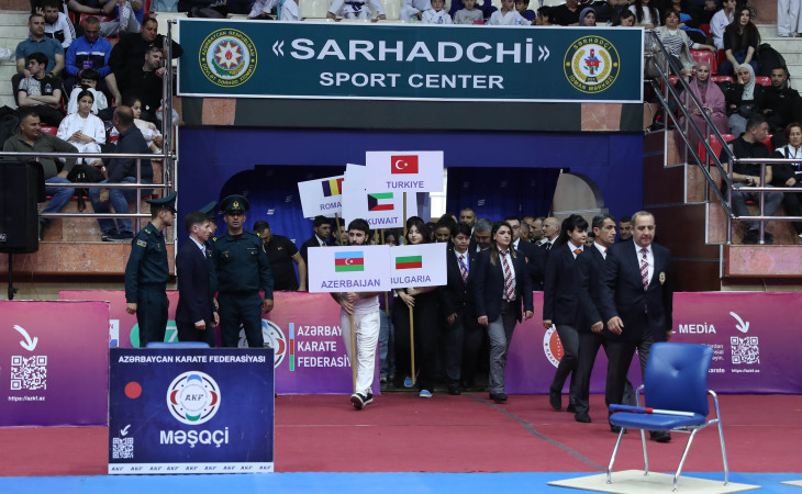 Bakıda karate üzrə Qran-Pri turnirinin açılış mərasimi olub