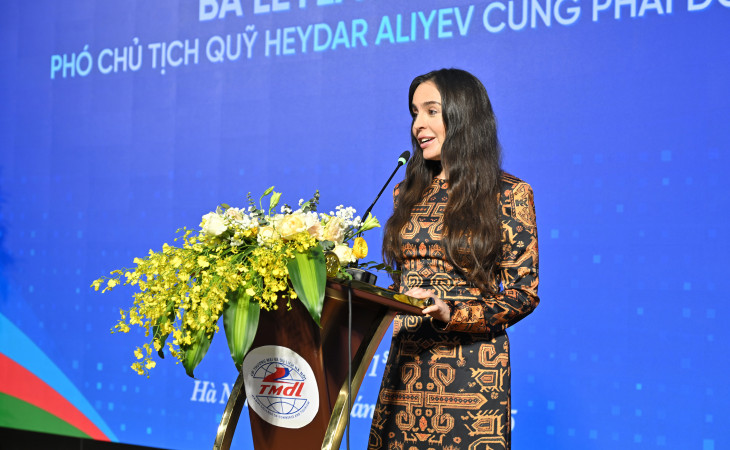 Heydər Əliyev Fondunun vitse-prezidenti Leyla Əliyeva Vyetnama səfər edib
