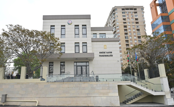 Nəsimi rayon prokurorluğunun yeni inzibati binası istifadəyə verilib