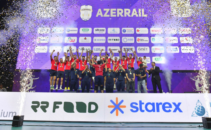 Kişi voleybolçular arasında Azərbaycan çempionatının qalibi mükafatlandırılıb
