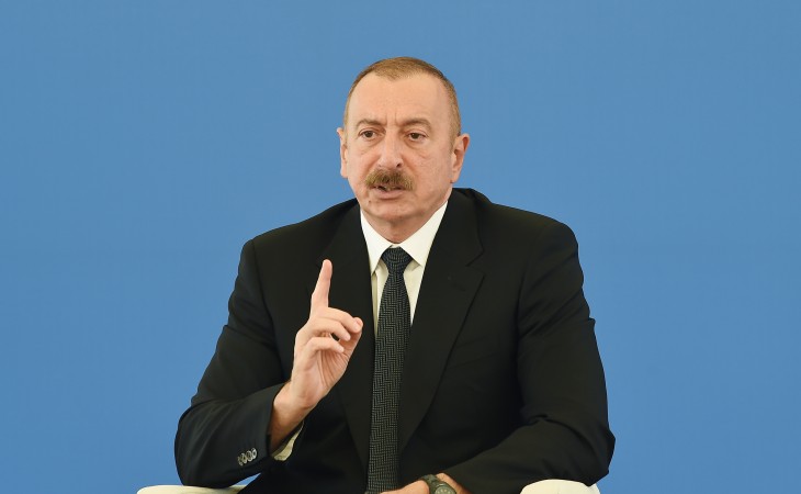 Президент Ильхам Алиев: В Азербайджане за 7 месяцев этого года экономическая ситуация, считаю, удовлетворительная