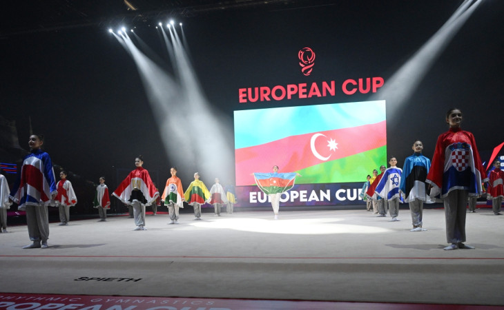 25 ölkədən 175 gimnast Bakıda medal uğrunda yarışacaq - Avropa Kuboku turnirinin açılış mərasimi keçirilib 