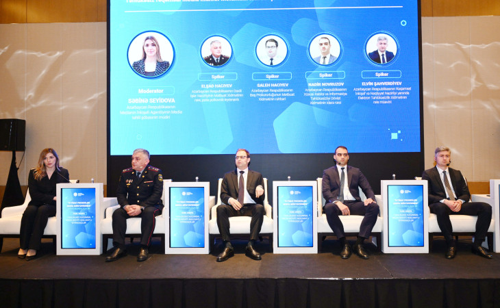 Panel iclas:Ekspertlər kibertəhlükələr və informasiya təhlükəsizliyi ilə bağlı müzakirələr aparıblar