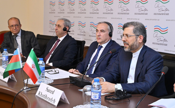 Regional proseslər kontekstində Azərbaycan-İran münasibətləri müzakirə olunub