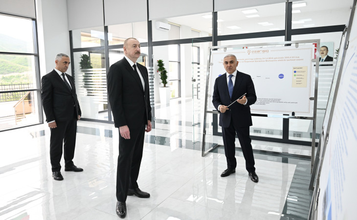 Prezident İlham Əliyev “Azərişıq” ASC-nin “Xocalı” yarımstansiyasının və Rəqəmsal İdarəetmə Mərkəzinin açılışında iştirak edib