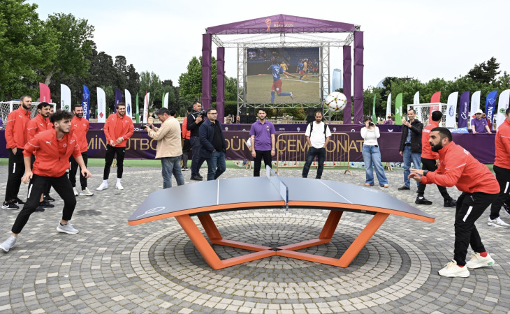 Dünya çempionatı ilə əlaqədar Dənizkənarı Bulvarda 