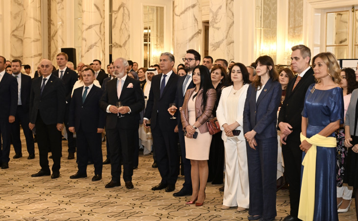Avropa İttifaqının Azərbaycandakı nümayəndəliyi Avropa Günü münasibətilə rəsmi qəbul təşkil edib