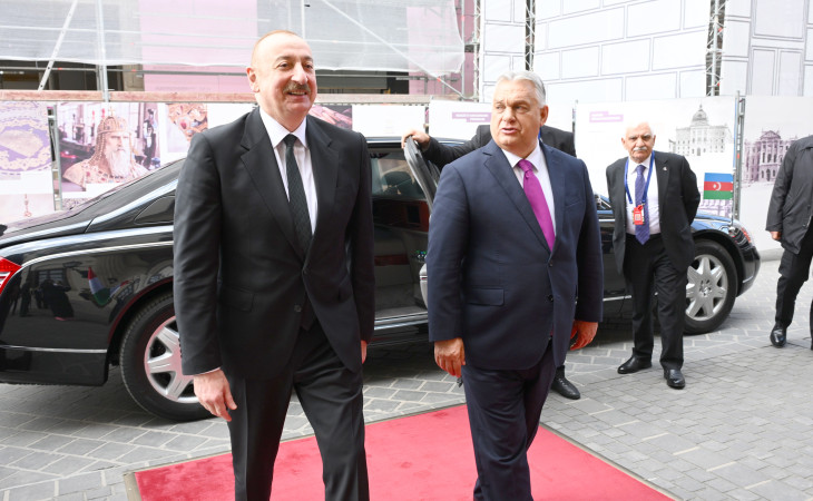 Budapeştdə Azərbaycan Prezidenti İlham Əliyevin Macarıstanın Baş naziri ilə məhdud tərkibdə görüşü olub