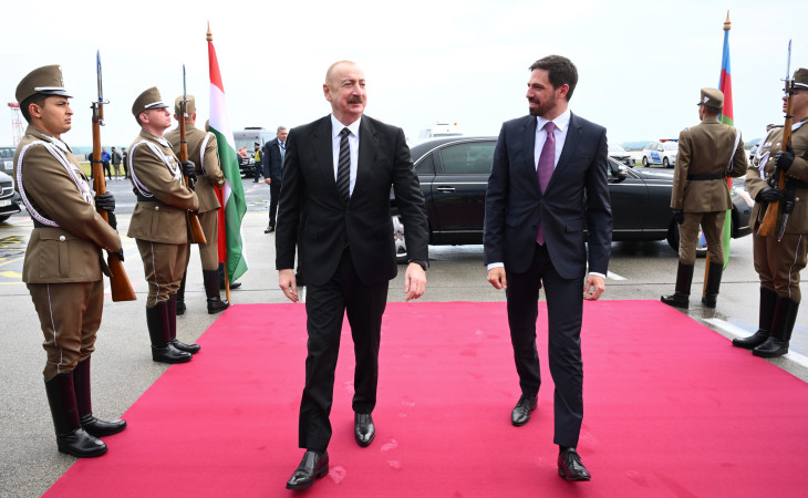Prezident İlham Əliyevin Macarıstana işgüzar səfəri başa çatıb