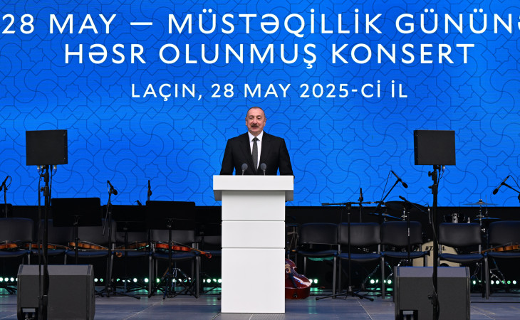Laçında 28 May - Müstəqillik Gününə həsr olunmuş konsert keçirilib