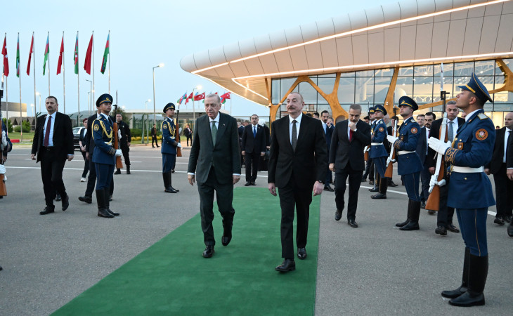 Türkiyə Prezidenti Rəcəb Tayyib Ərdoğanın Azərbaycana səfəri başa çatıb