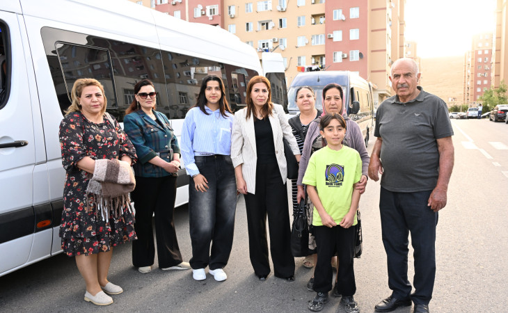 Laçın rayonunun Bəylik kəndinə növbəti köç karvanı yola salınıb